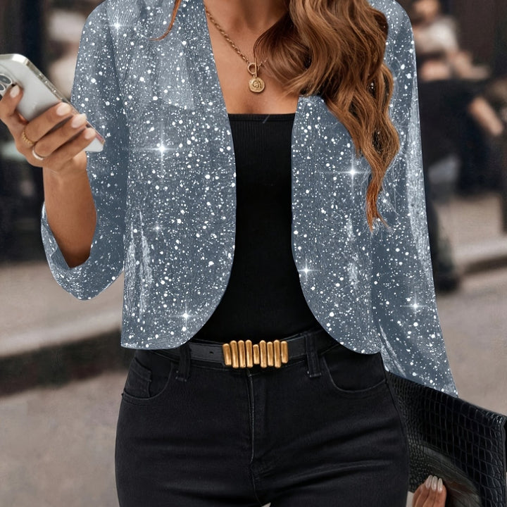 Sienna | Sparkling Cropped Jacket