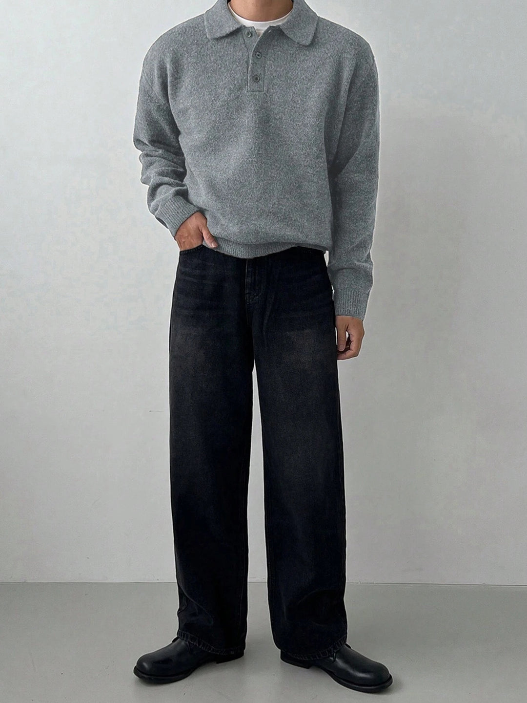 Franklin | Collared Knit Jumper
