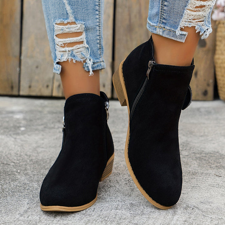 Adeline | Classic Side-Zip Ankle Boots