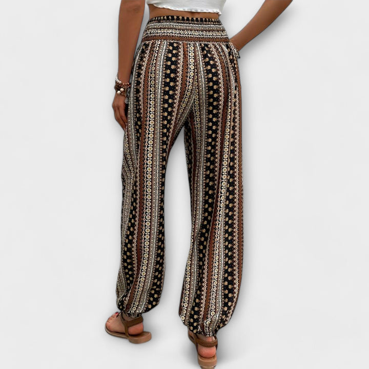Sandra | Bohemian Wide-Leg Pants