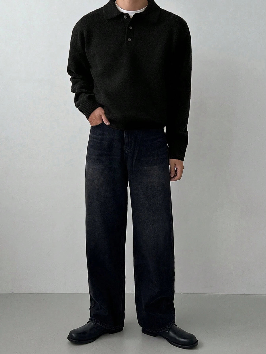 Franklin | Collared Knit Jumper