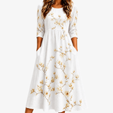 Eleanora | Blossom Pocket Midi Dress
