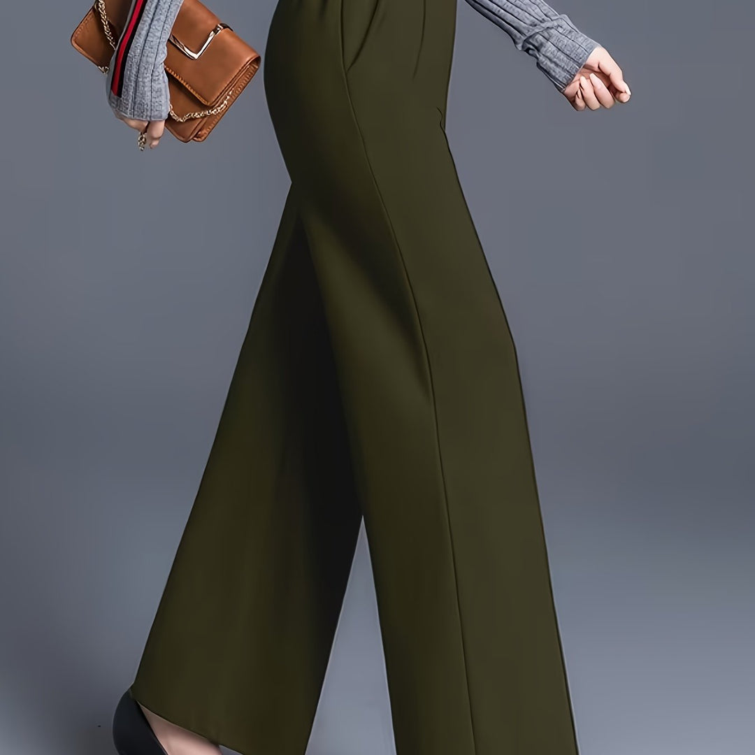 Emmeline | High-Waisted Wide-Leg Trousers