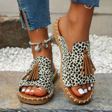 Wren | Tasselled Slide Sandals
