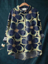 Celeste | Vintage Floral Print Casual Shirt