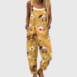 Zillah | Relaxed Horse Print Jumpsuit