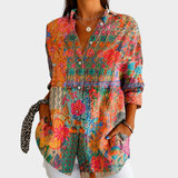 Ingrid | Artful Patchwork Blouse