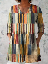 Renata | Relaxed V-Neck Tunic Blouse