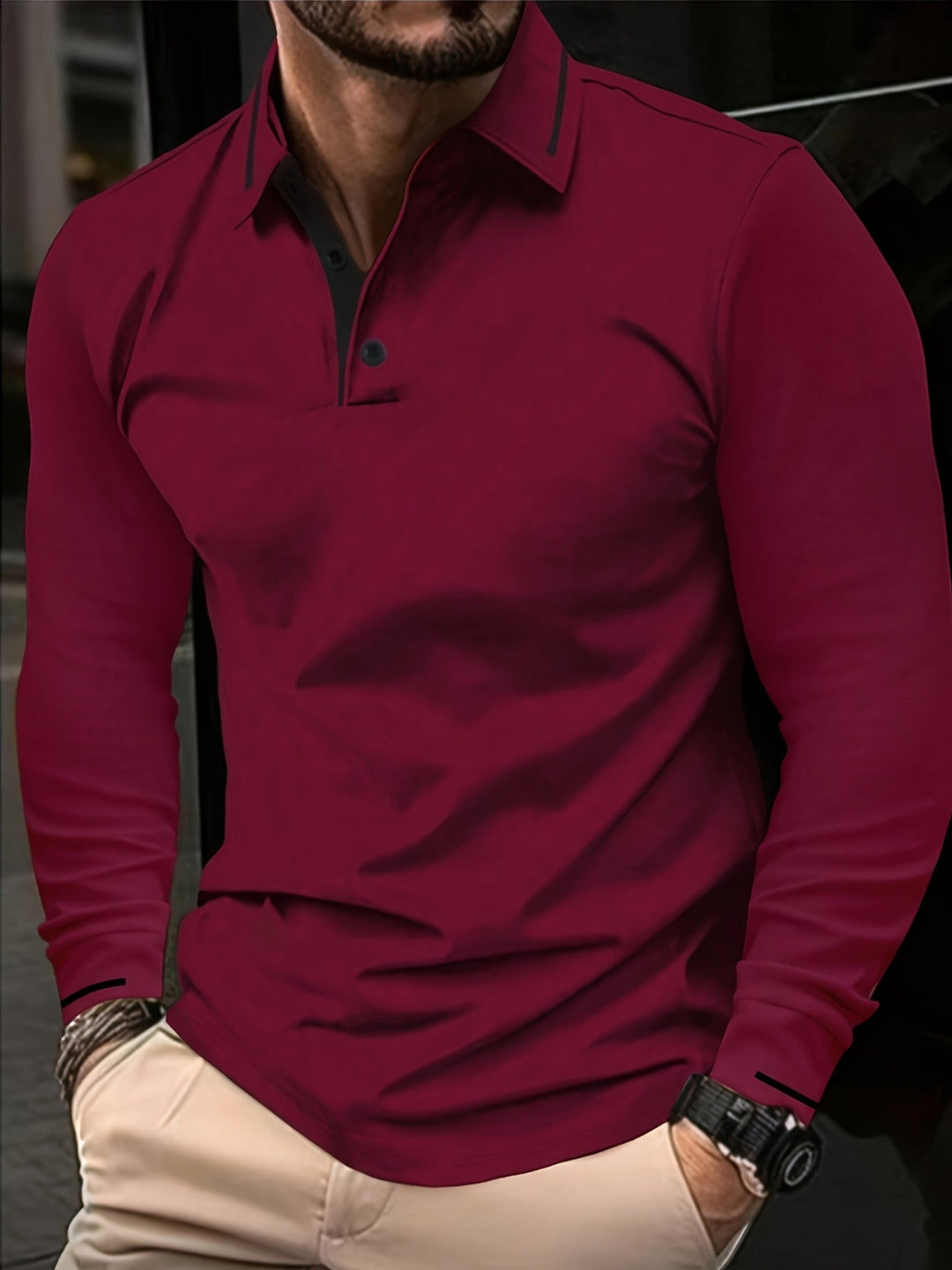 Russell | Refined Long-Sleeve Polo Shirt