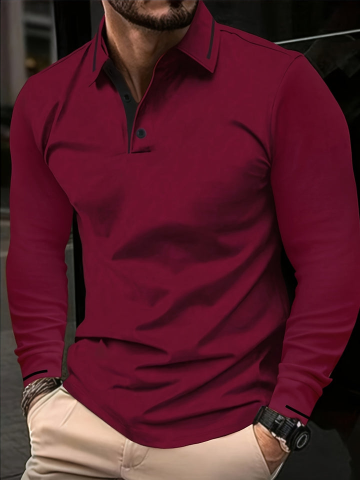 Russell | Refined Long-Sleeve Polo Shirt