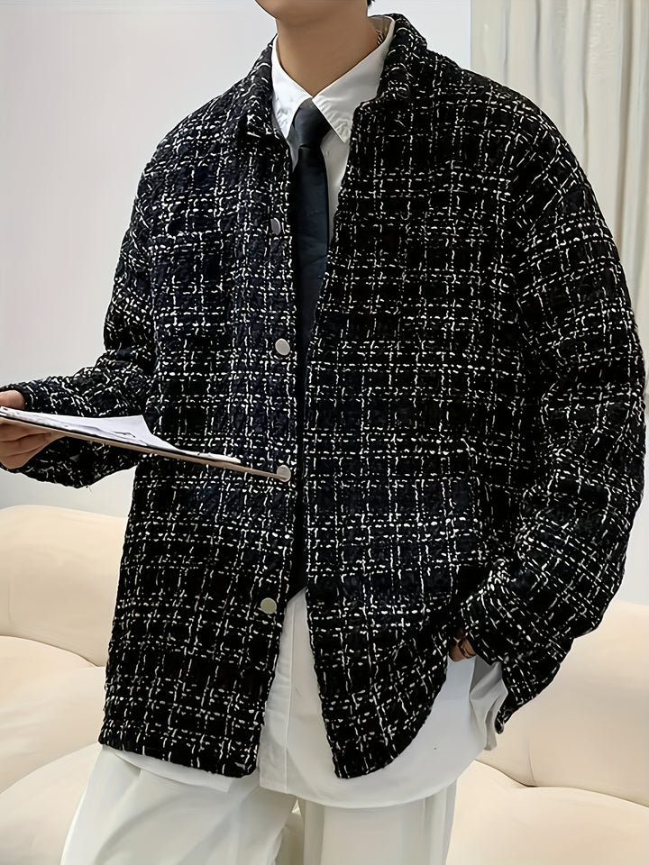 Bennett | Textured Check Shirt Jacket
