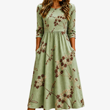 Dorothea | Floral Pocket Midi Dress