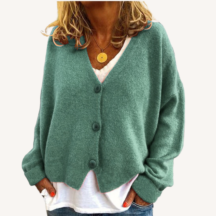 Margot | Relaxed Button-Front Cardigan