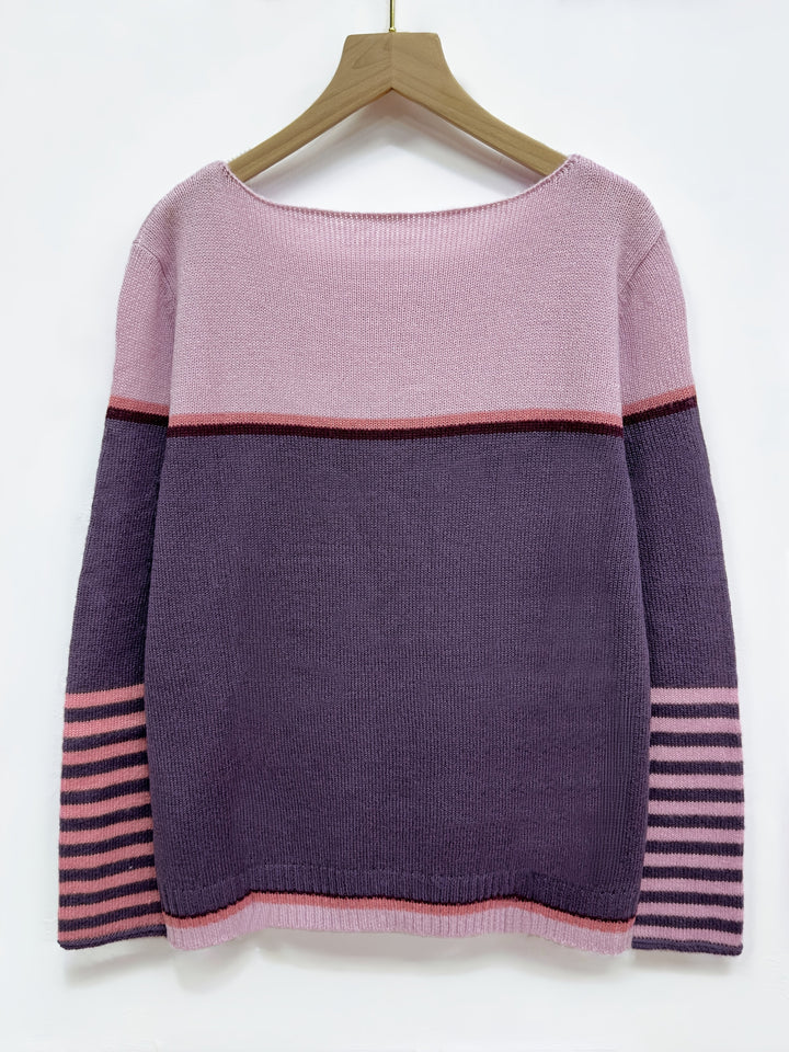 Marion | Colour-Block Long Sleeve Jumper