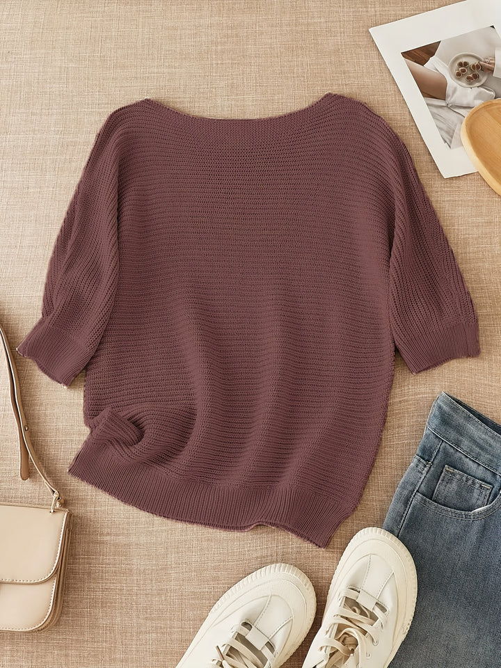 Tallulah | Relaxed Open-Knit Jumper