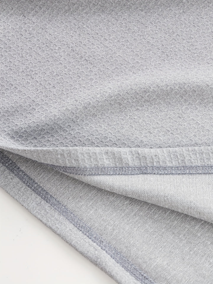 Bryce | Textured Contrast Henley Shirt