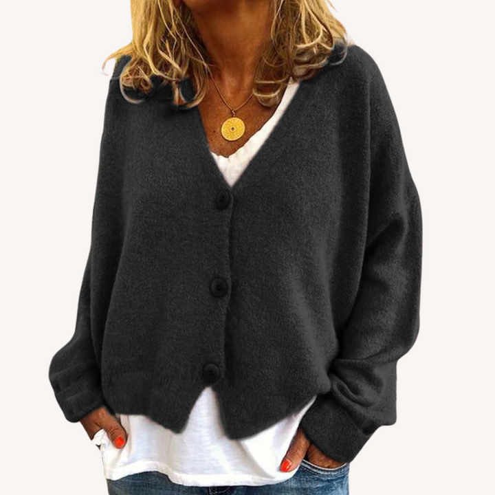 Margot | Relaxed Button-Front Cardigan