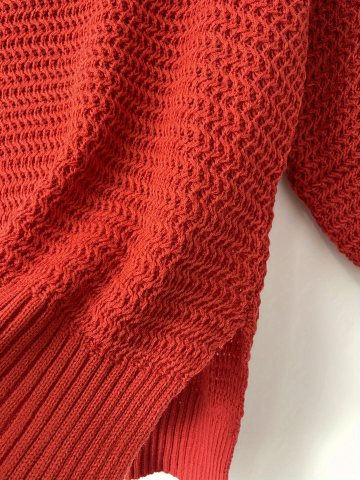 Seraphina | Textured High-Neck Sweater