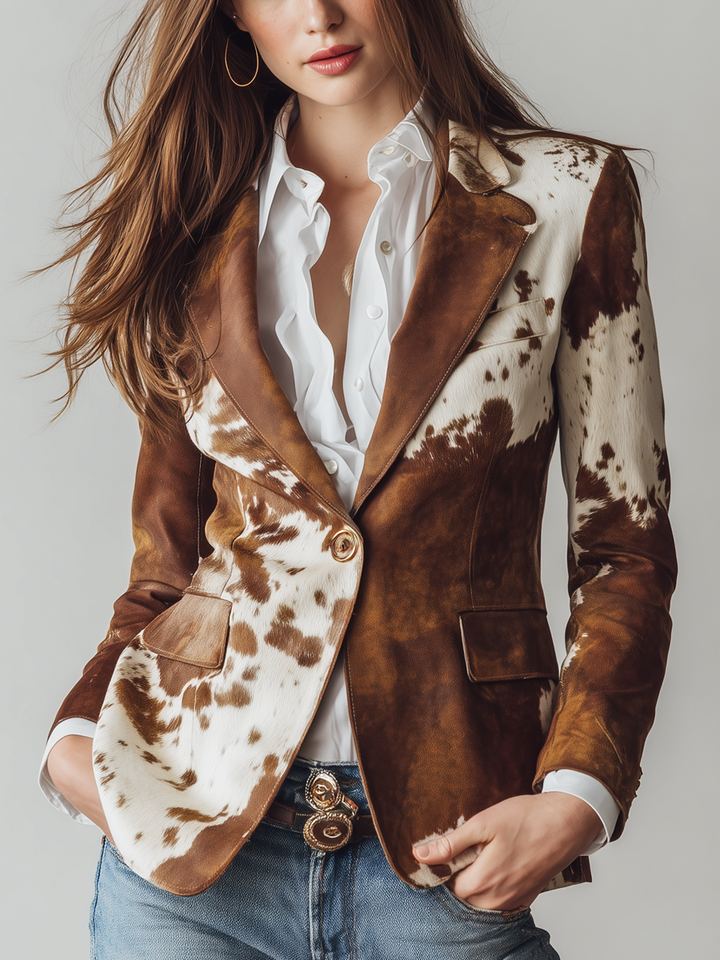 Priscilla | Statement Print Blazer
