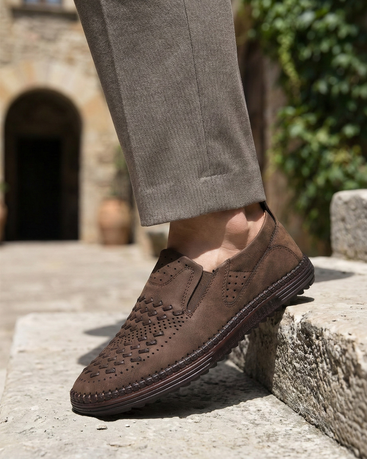 Oliver | Woven Slip-On Loafers