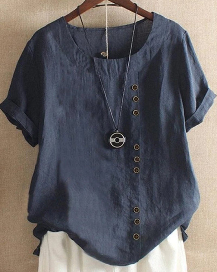 Bronwyn | Relaxed Button-Detail Blouse