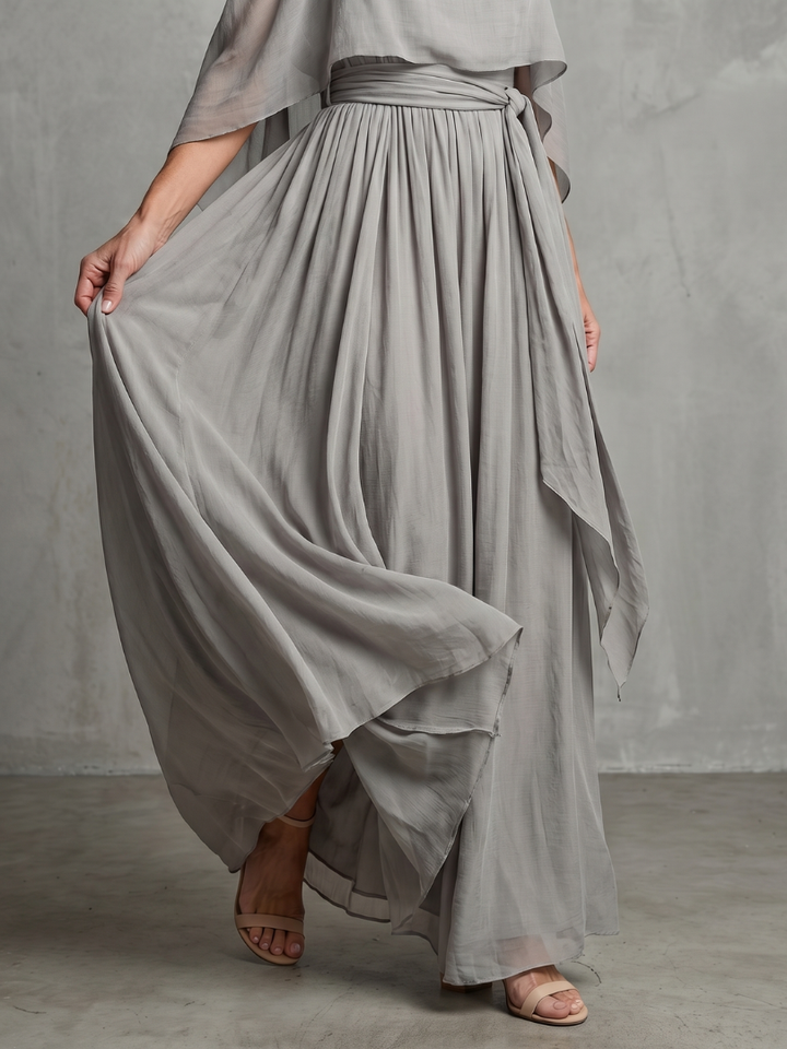 Heather | Flowing Drape Two-Piece Set
