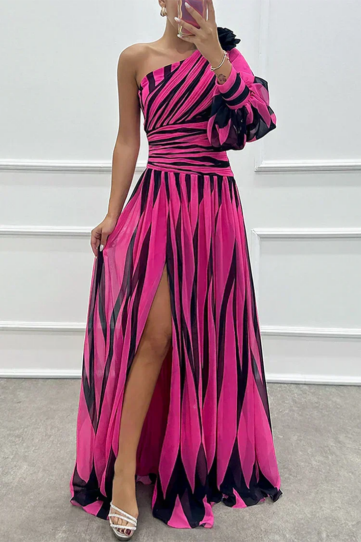 Amelie | Flowing One-Shoulder Maxi Dress
