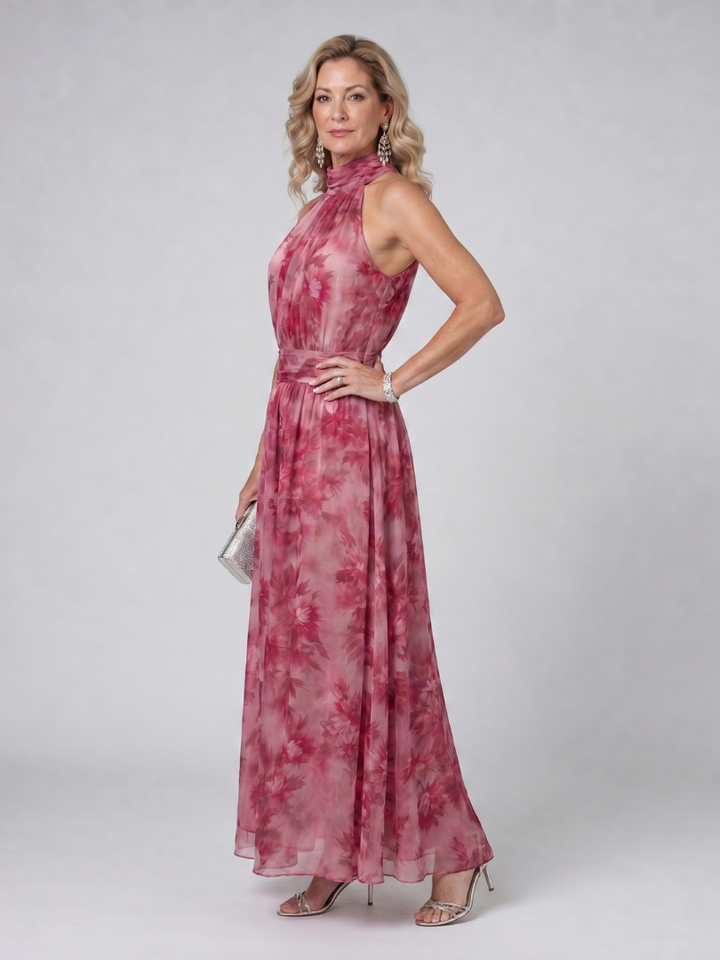 Melody | Flowing Halter Maxi Dress