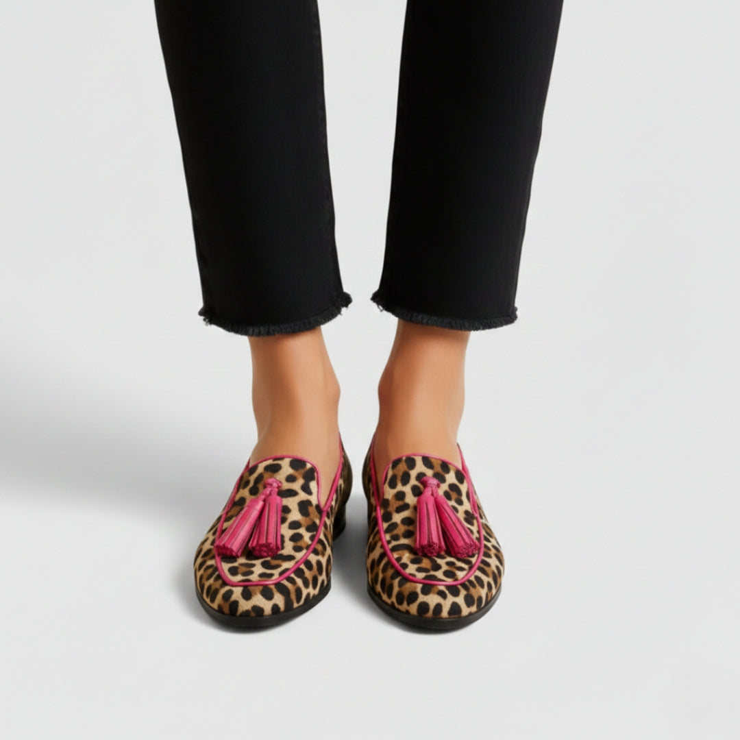 Cora | Tassel-Trim Loafers