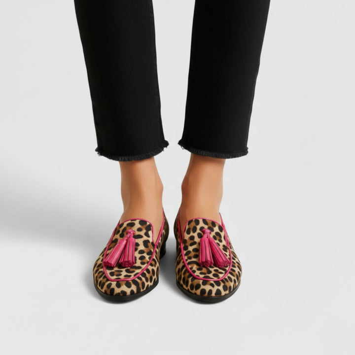 Cora | Tassel-Trim Loafers