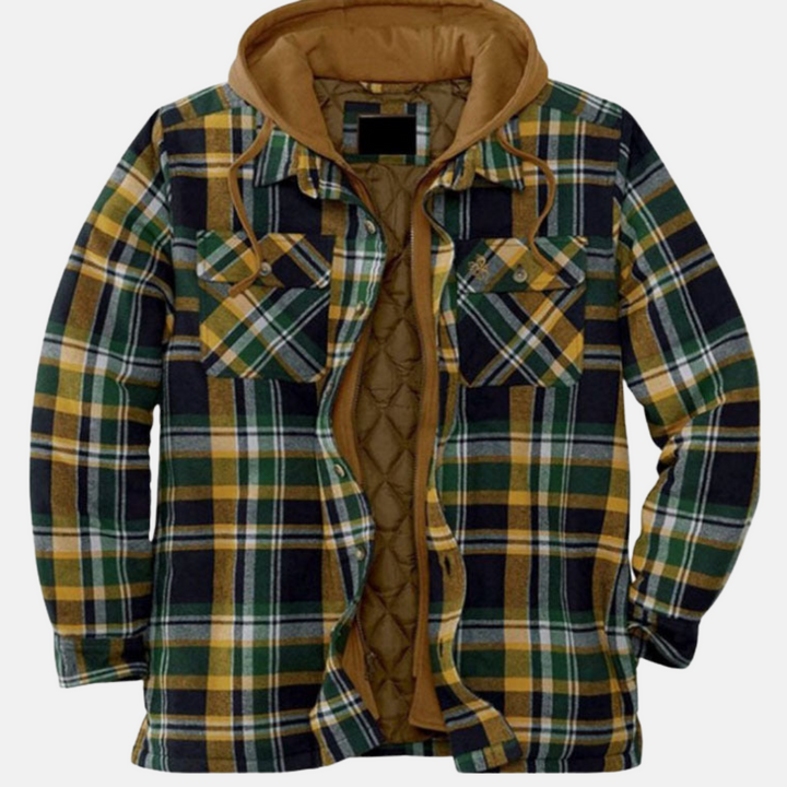 Wesley | Rugged Hooded Check Jacket