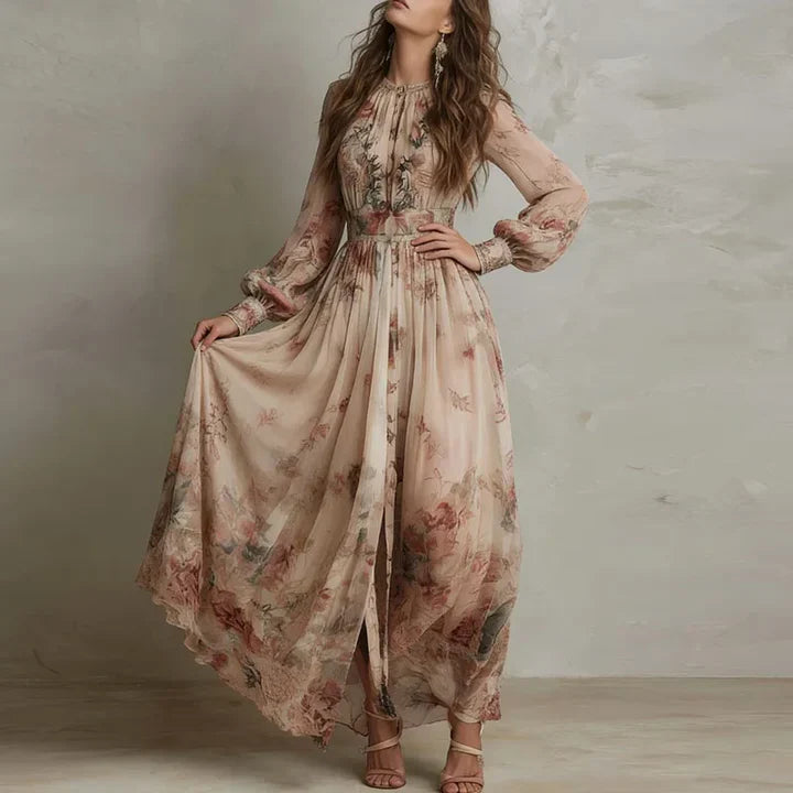 Roselle | Romantic Floral Maxi Dress