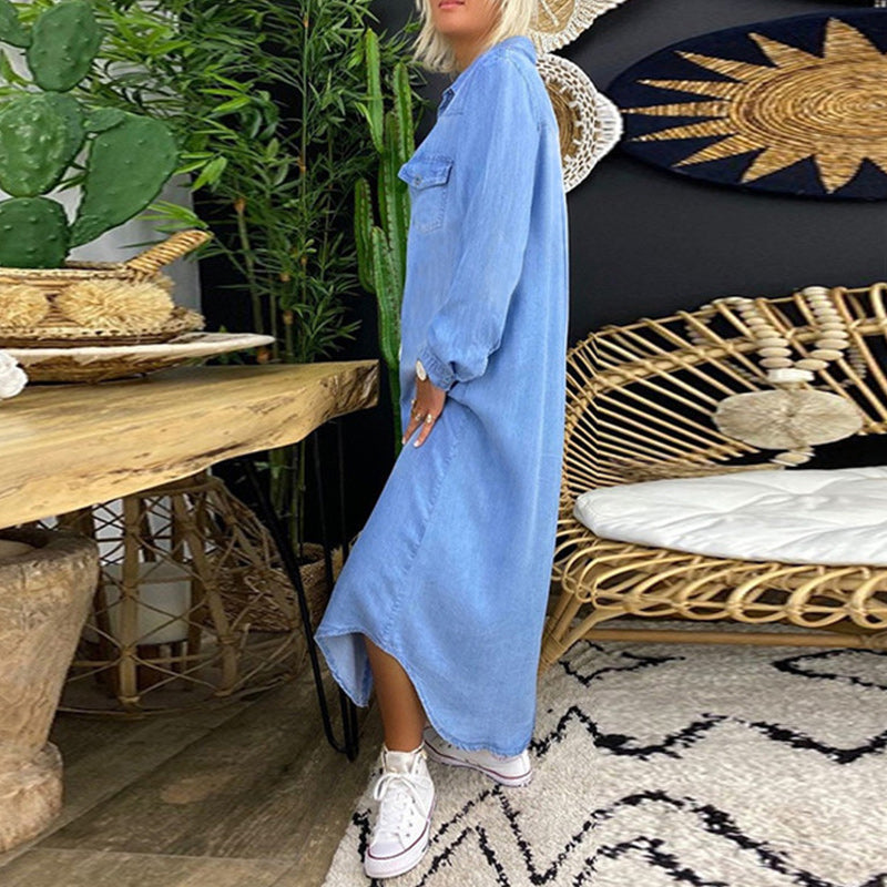 Tamara | Relaxed Button-Through Shirt Dress