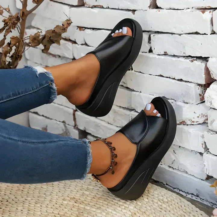 Marcella | Cushioned Wedge Sandals