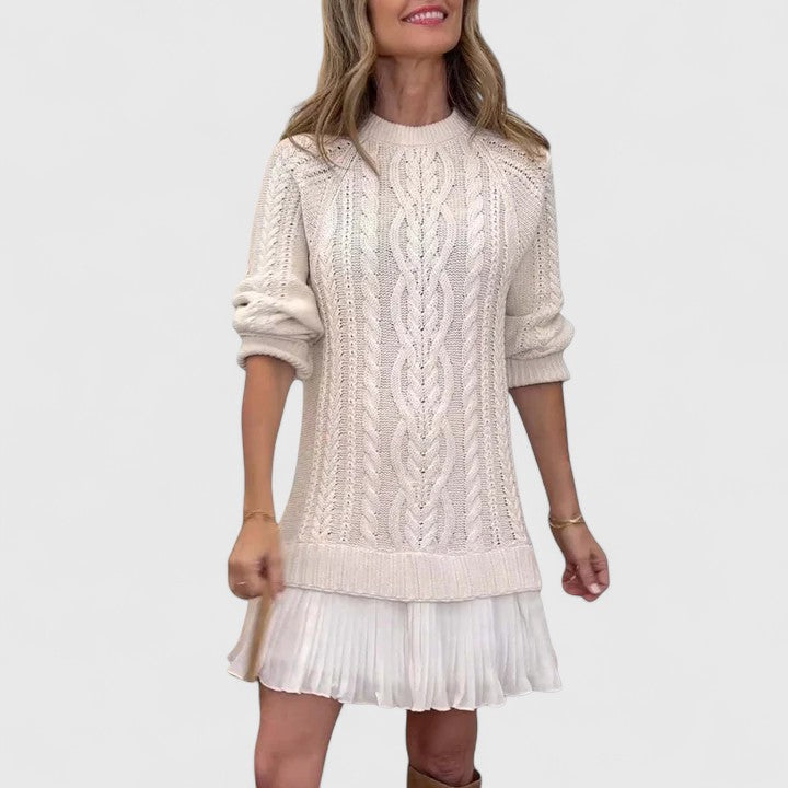Aubrey | Cable-Knit Sweater Dress