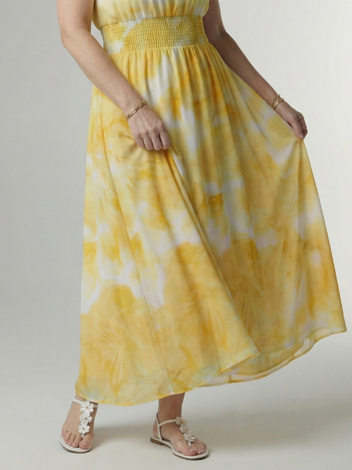 Bellamy | Gathered Halter Midi Dress