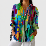 Rosamund | Artful Print Blouse