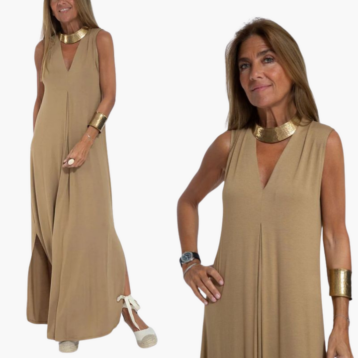 Lauren | Elegant Sleeveless Maxi Dress
