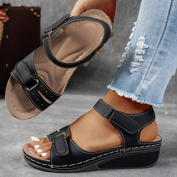 Maisie | Cushioned Wedge Sandals