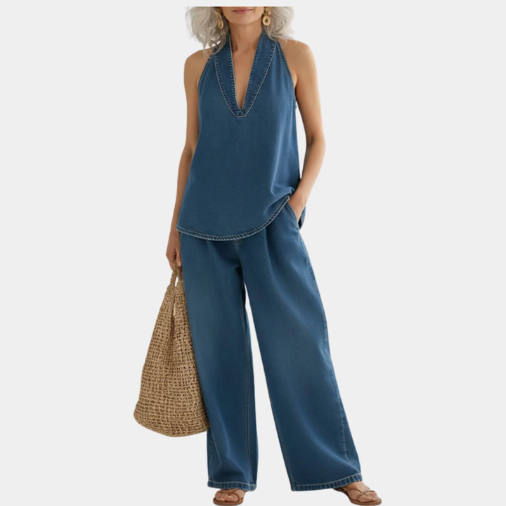 Romy | Relaxed Vintage-Wash Two-Piece Set