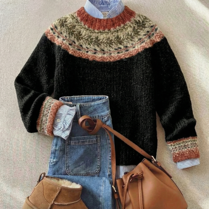 Bryony | Nordic Patterned Sweater