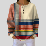Sigrid | Textured Henley Sweatshirt