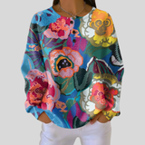 Josephine | Painted Floral Top