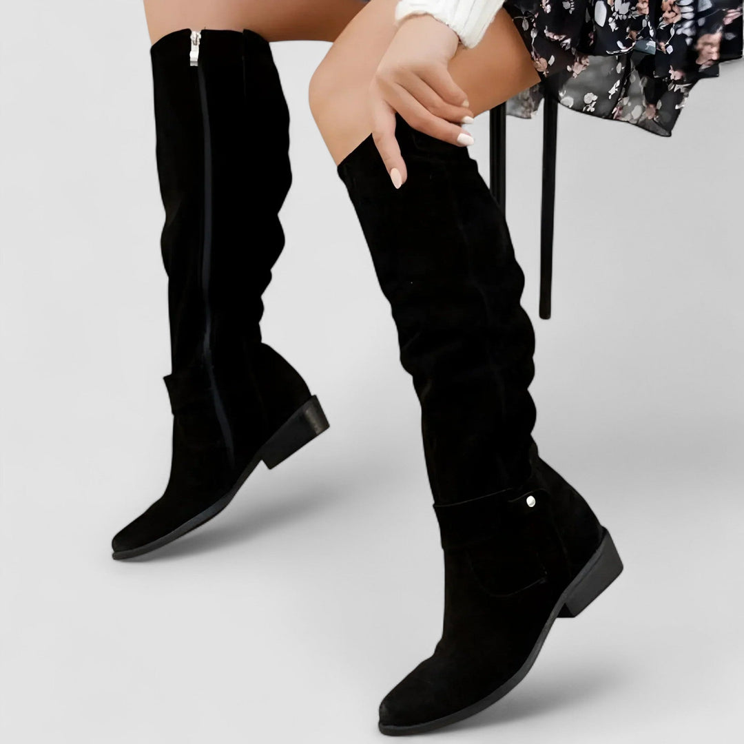 Rosalyn | Slouchy Knee-High Boots