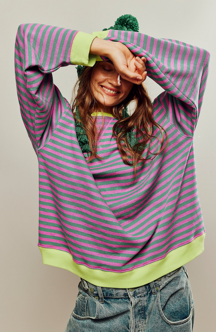 Mira | Relaxed Striped Sweatshirt