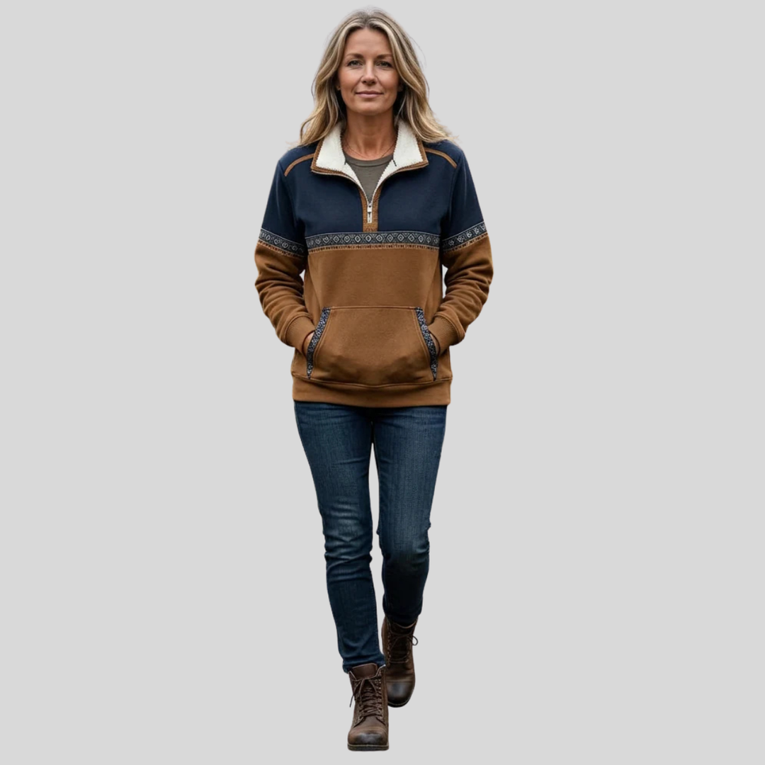 Joanna | Cosy Half-Zip Pullover