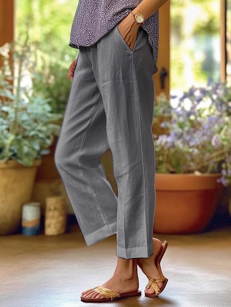 Rosanne | Relaxed Straight-Leg Trousers