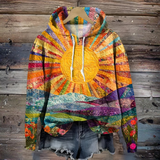 Saffron | Sunrise Patchwork Hoodie