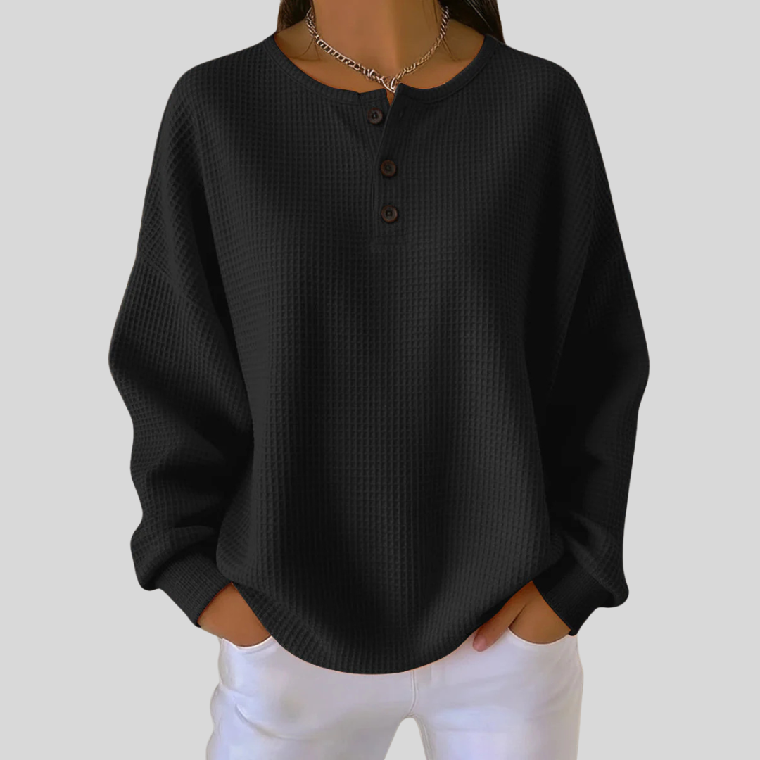 Maribel | Relaxed Henley Top