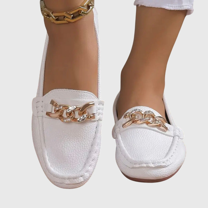 Daphne | Chain-Detail Comfort Loafers